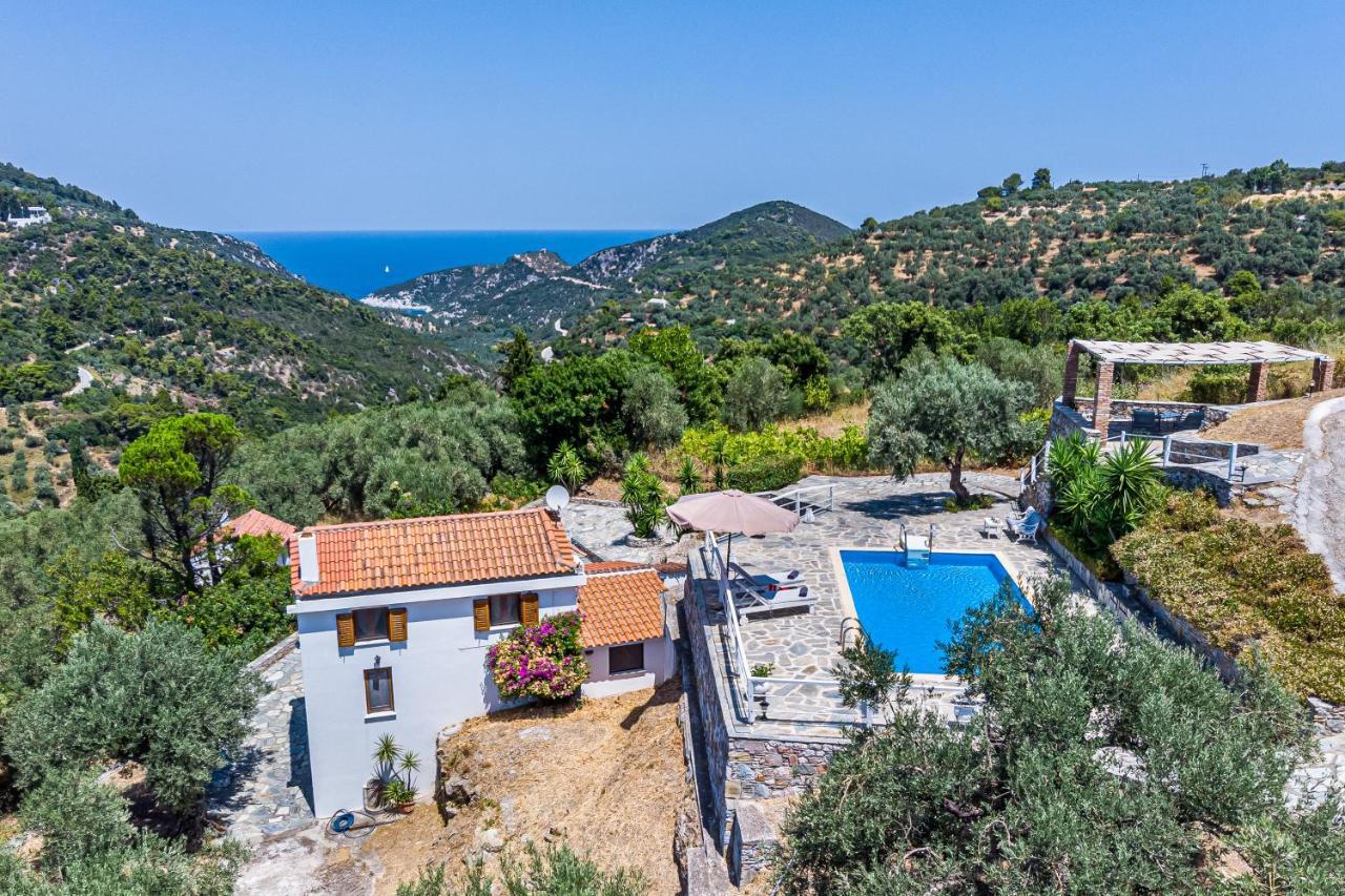 Villa Fotini Kalivi In Raches Panormos  Luaran gambar