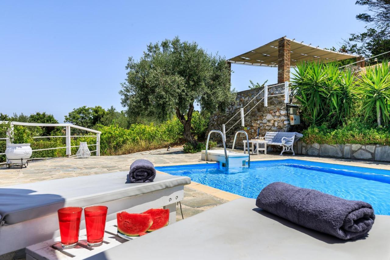 Villa Fotini Kalivi In Raches Panormos  Luaran gambar