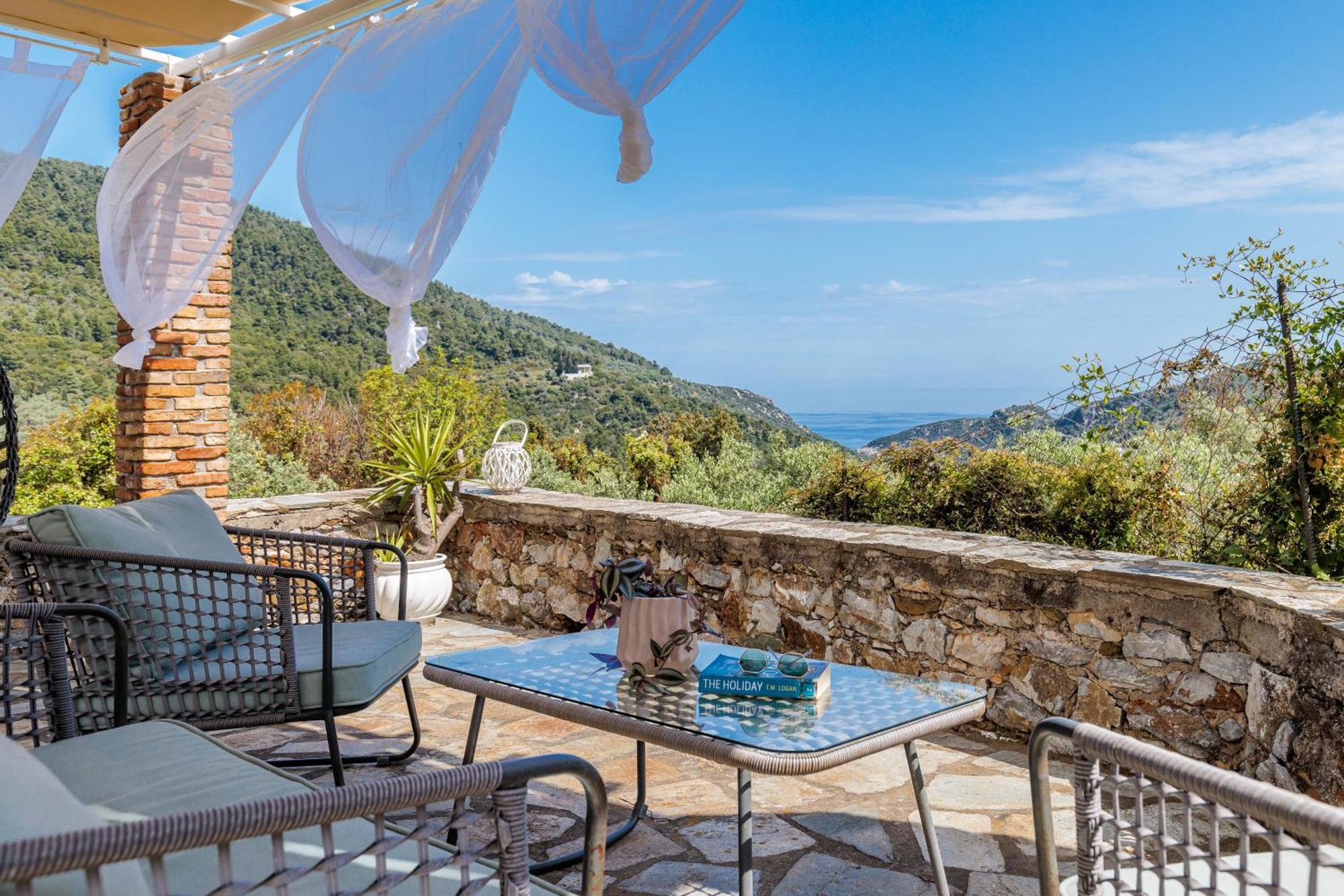 Villa Fotini Kalivi In Raches Panormos  Luaran gambar